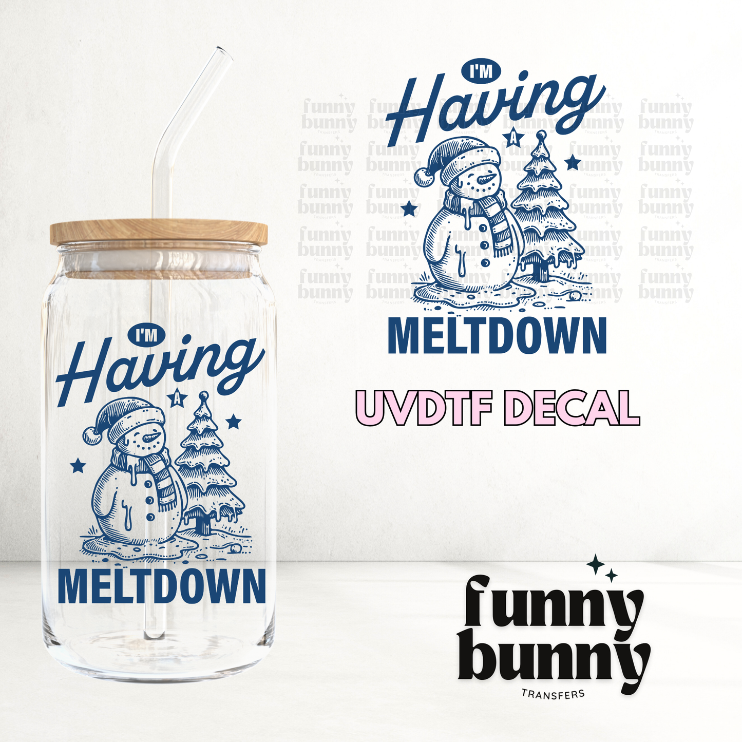 Meltdown Time - UVDTF Decal