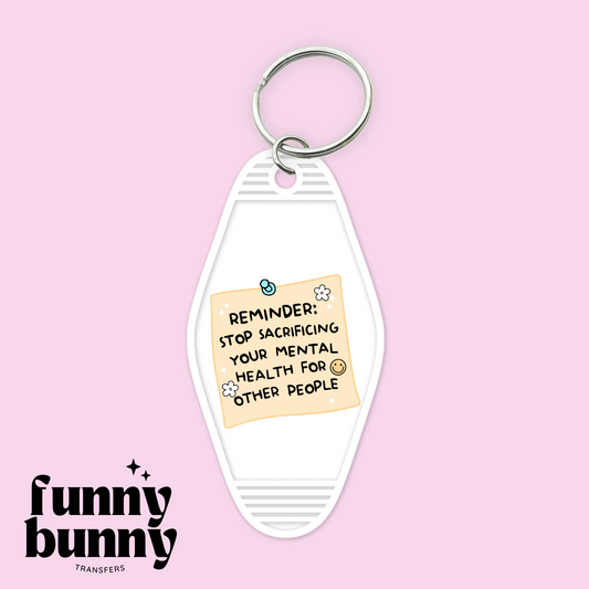 Mental Health - Motel Keychain