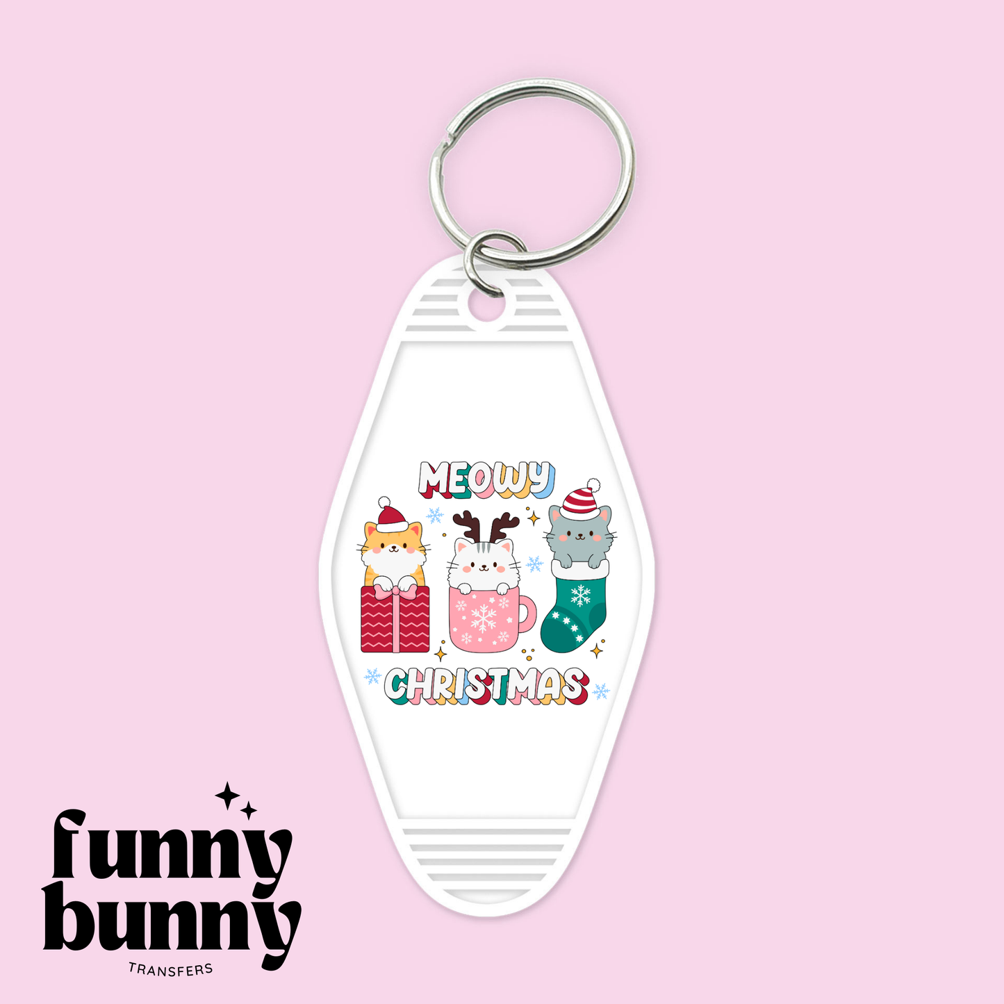 Meowy Xmas - Motel Keychain