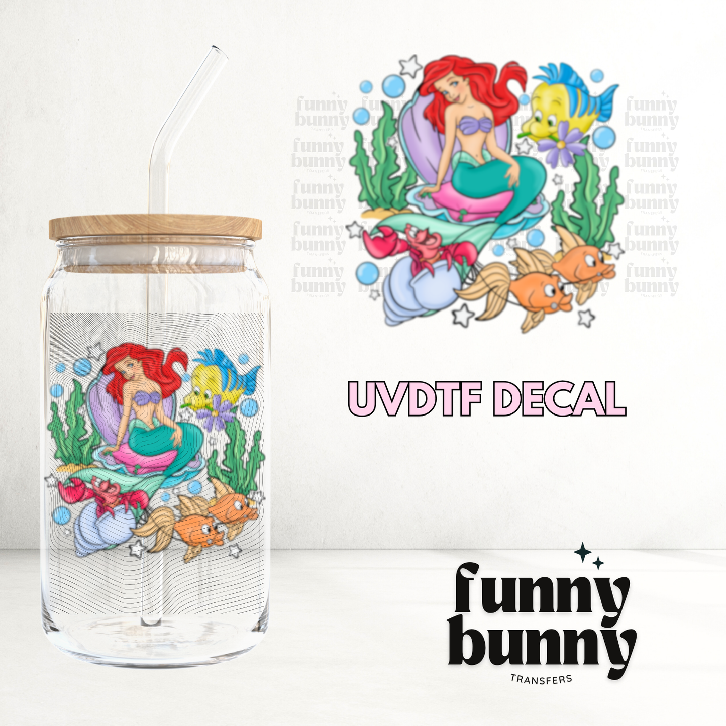 Mermaid - UVDTF Decal