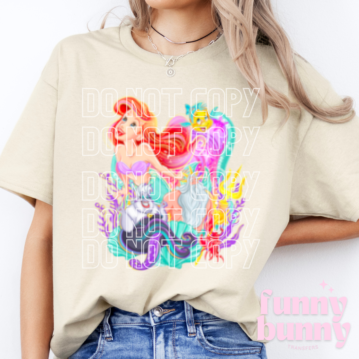Mermaid Under The Sea - DTF Transfer