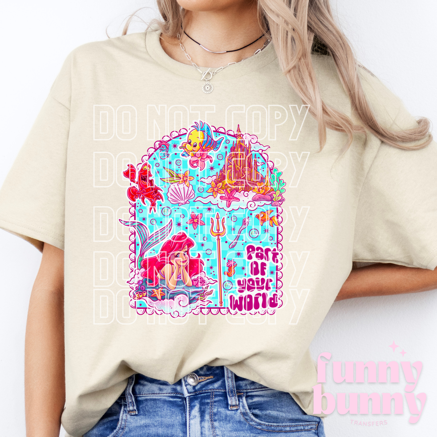 Mermaid World - DTF Transfer