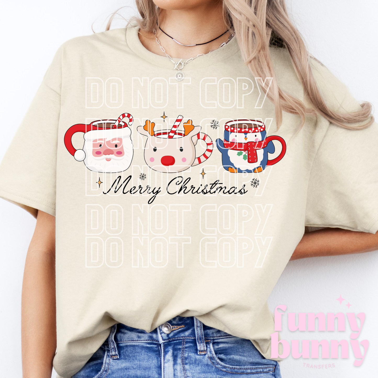 Merry Christmas Mugs - DTF Transfer