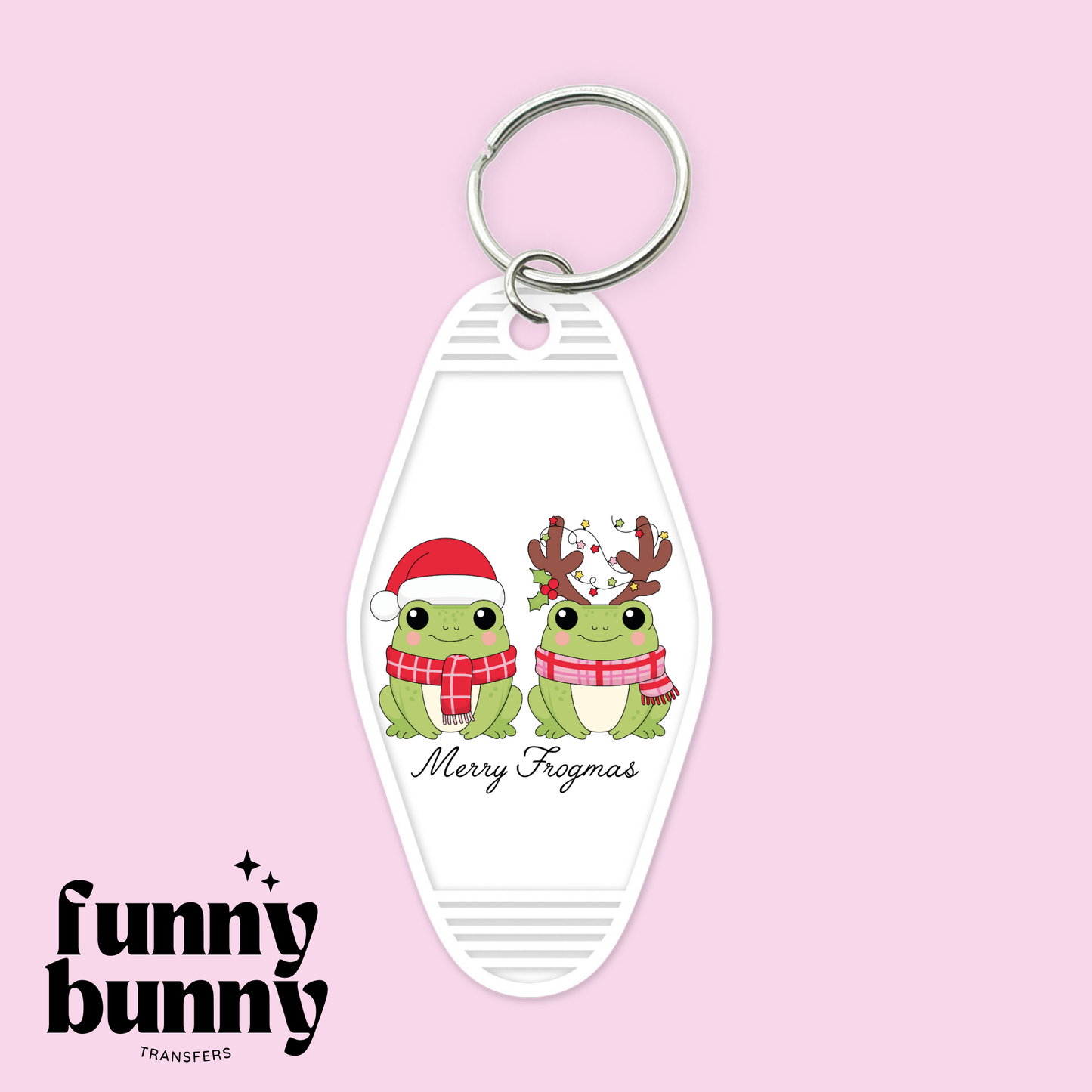 Merry Frogmas - Motel Keychain