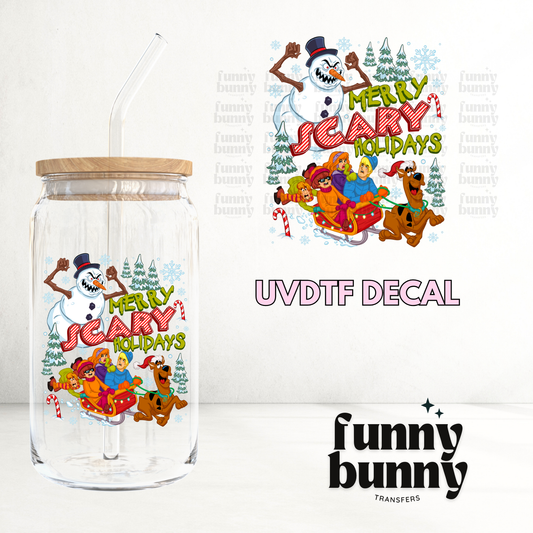 Merry Scary Xmas - UVDTF Decal