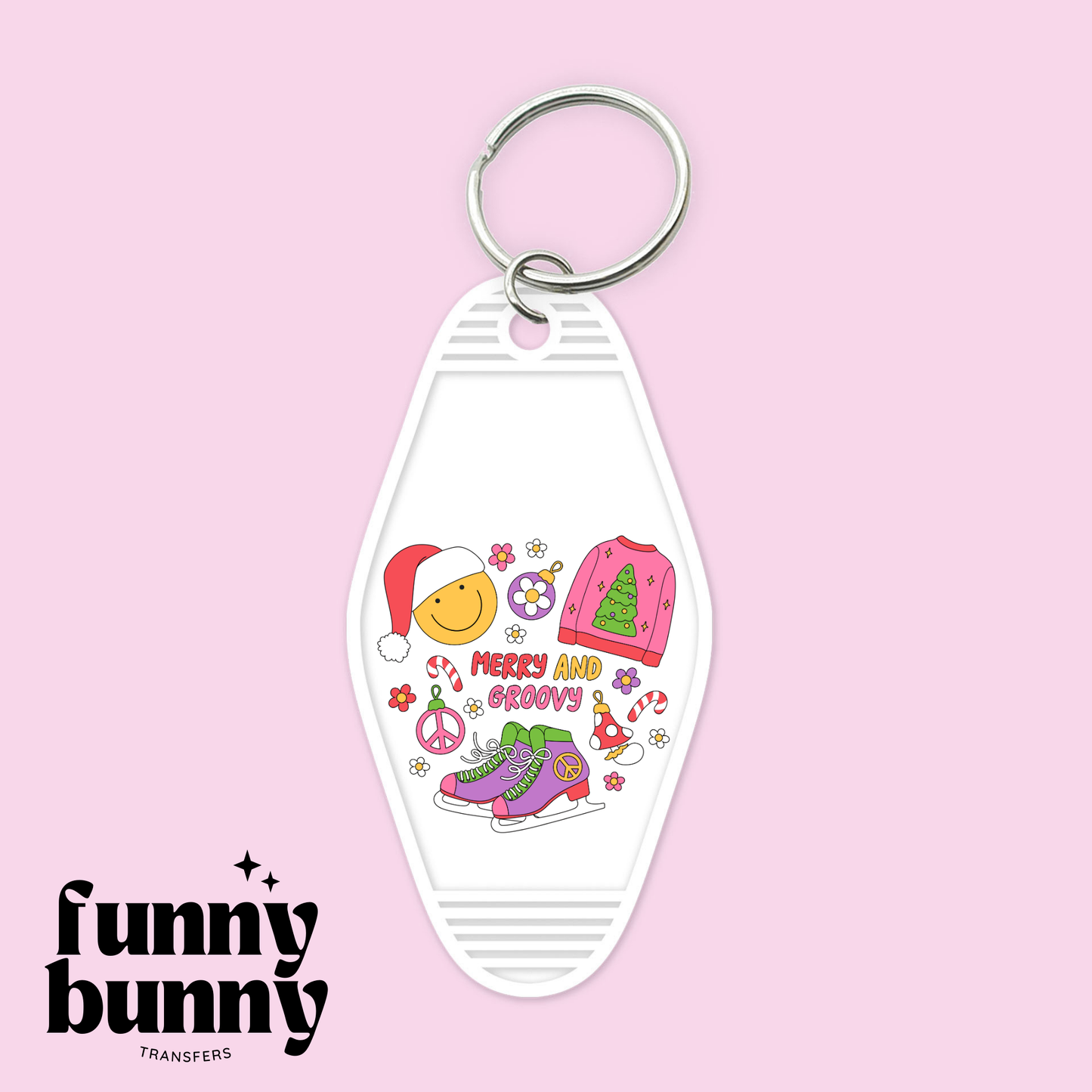 Merry & Groovy Cuties - Motel Keychain
