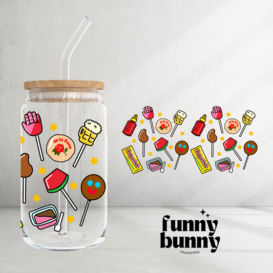 Mexican Sweet Snacks - 16oz UVDTF Cup Wrap