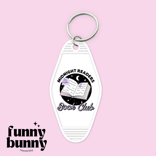 Midnight Readers Book Club - Motel Keychain