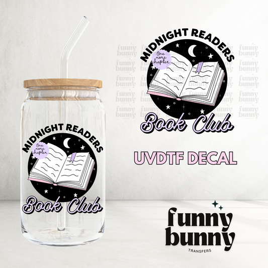 Midnight Readers Book Club - UVDTF Decal