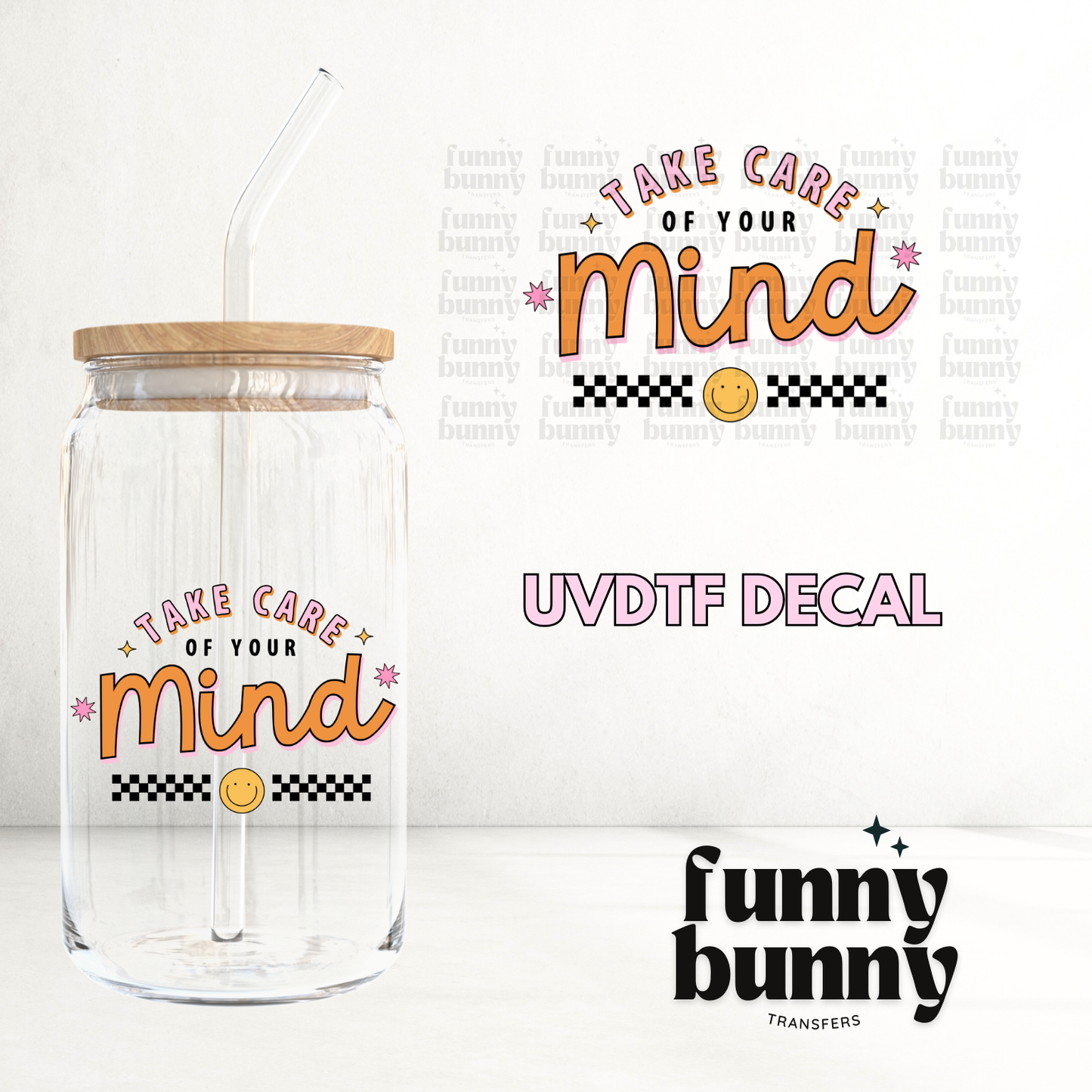 Mind Matters - UVDTF Decal