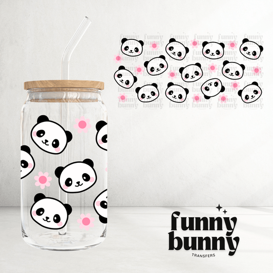 Mini Pandas - 16oz UVDTF Cup Wrap