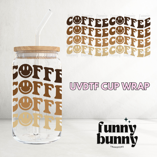 Mocha Coffee -  16oz UVDTF Cup Wrap