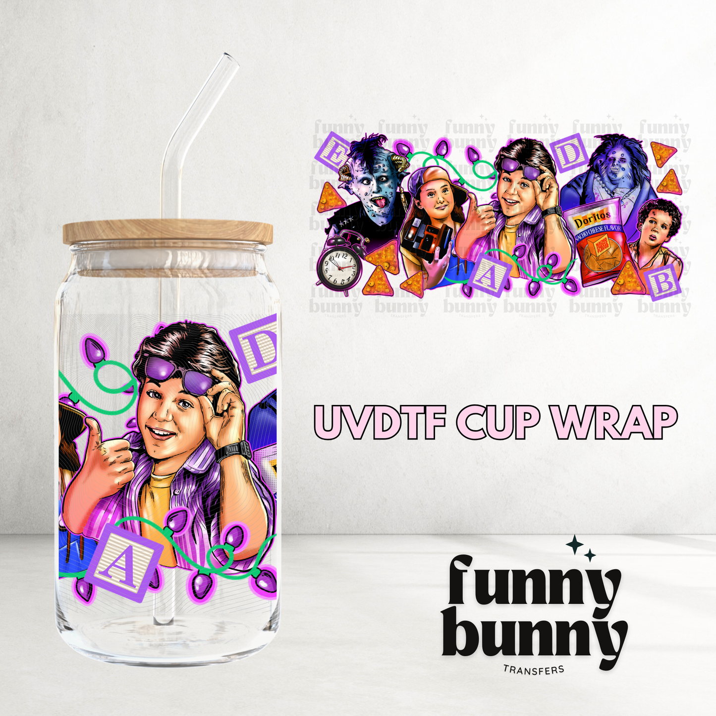 Monsters - 16oz UVDTF Cup Wrap