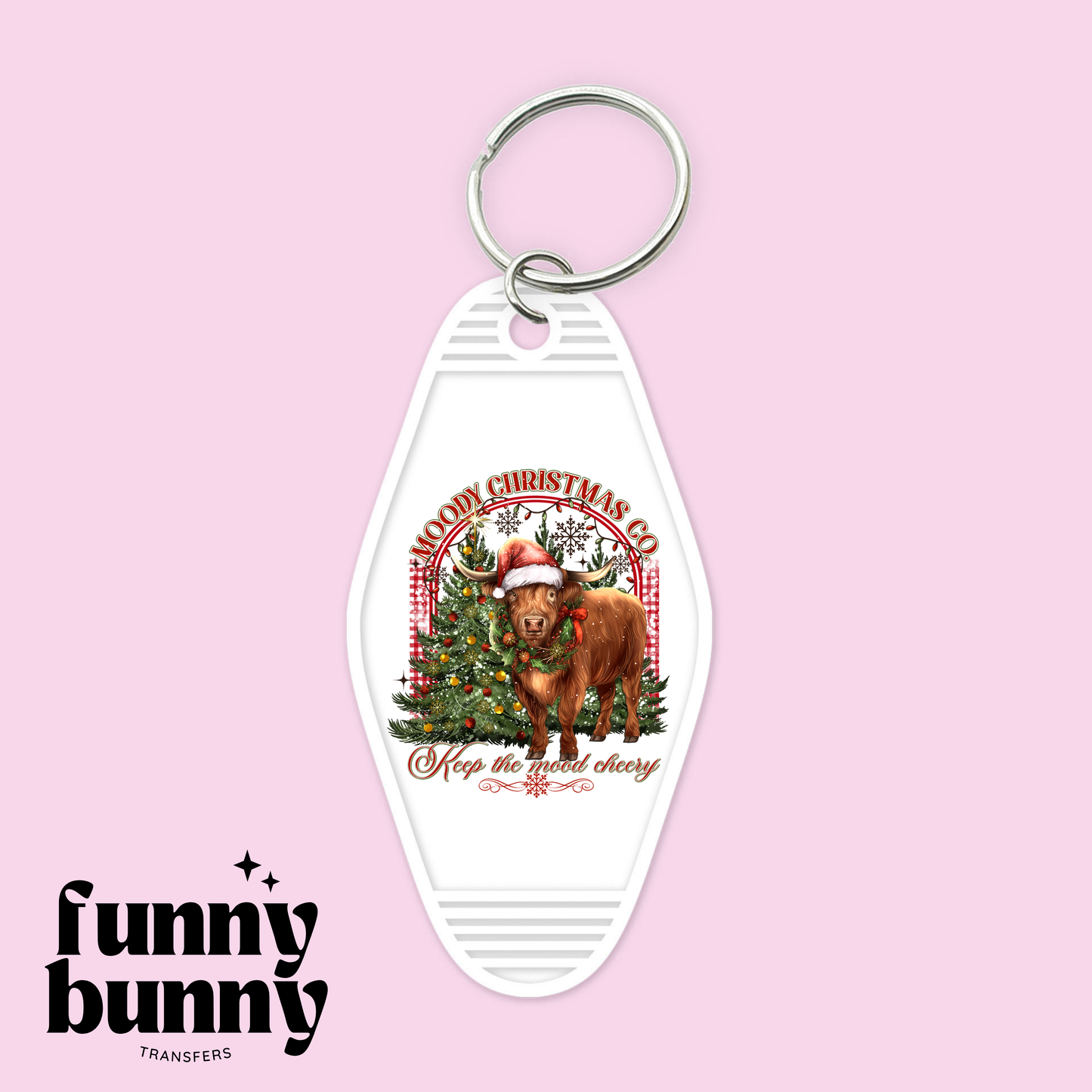 Moody Christmas Co - Motel Keychain