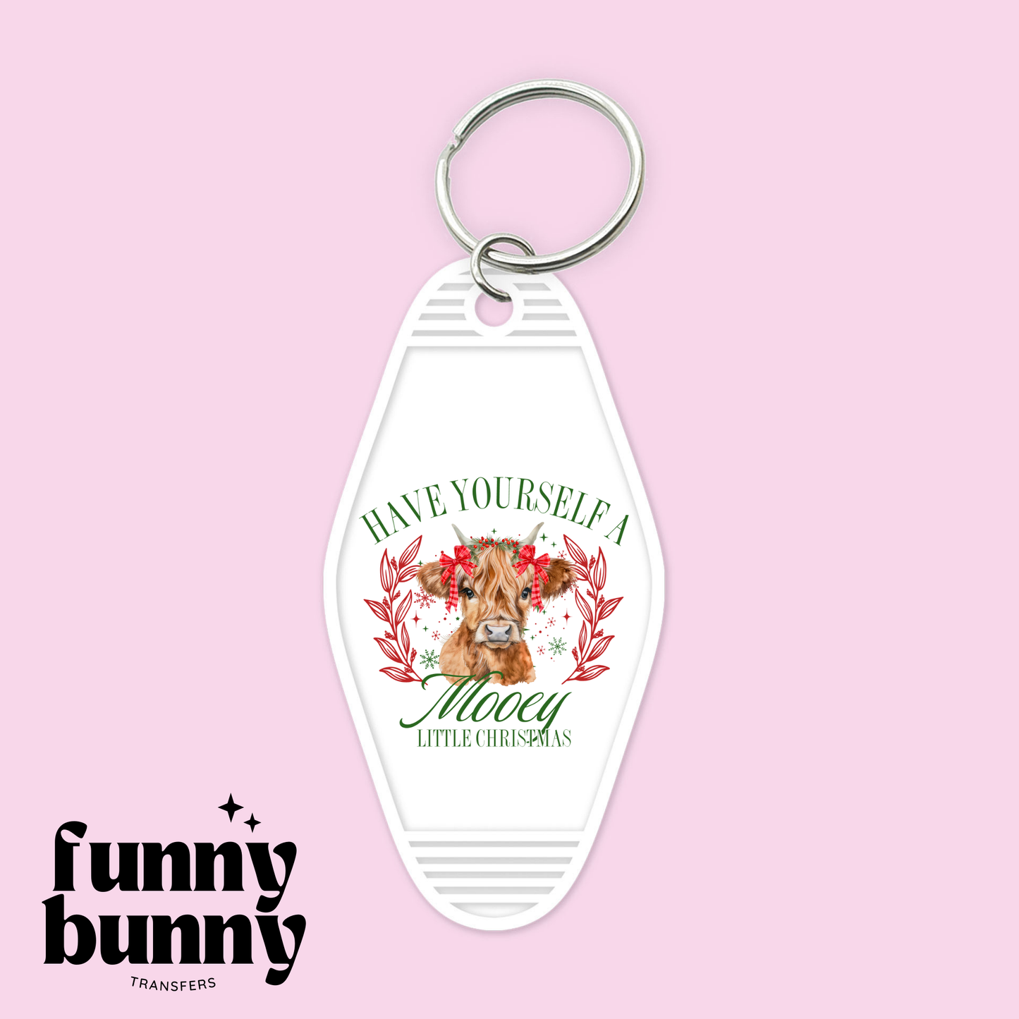 Moody Little Christmas - Motel Keychain