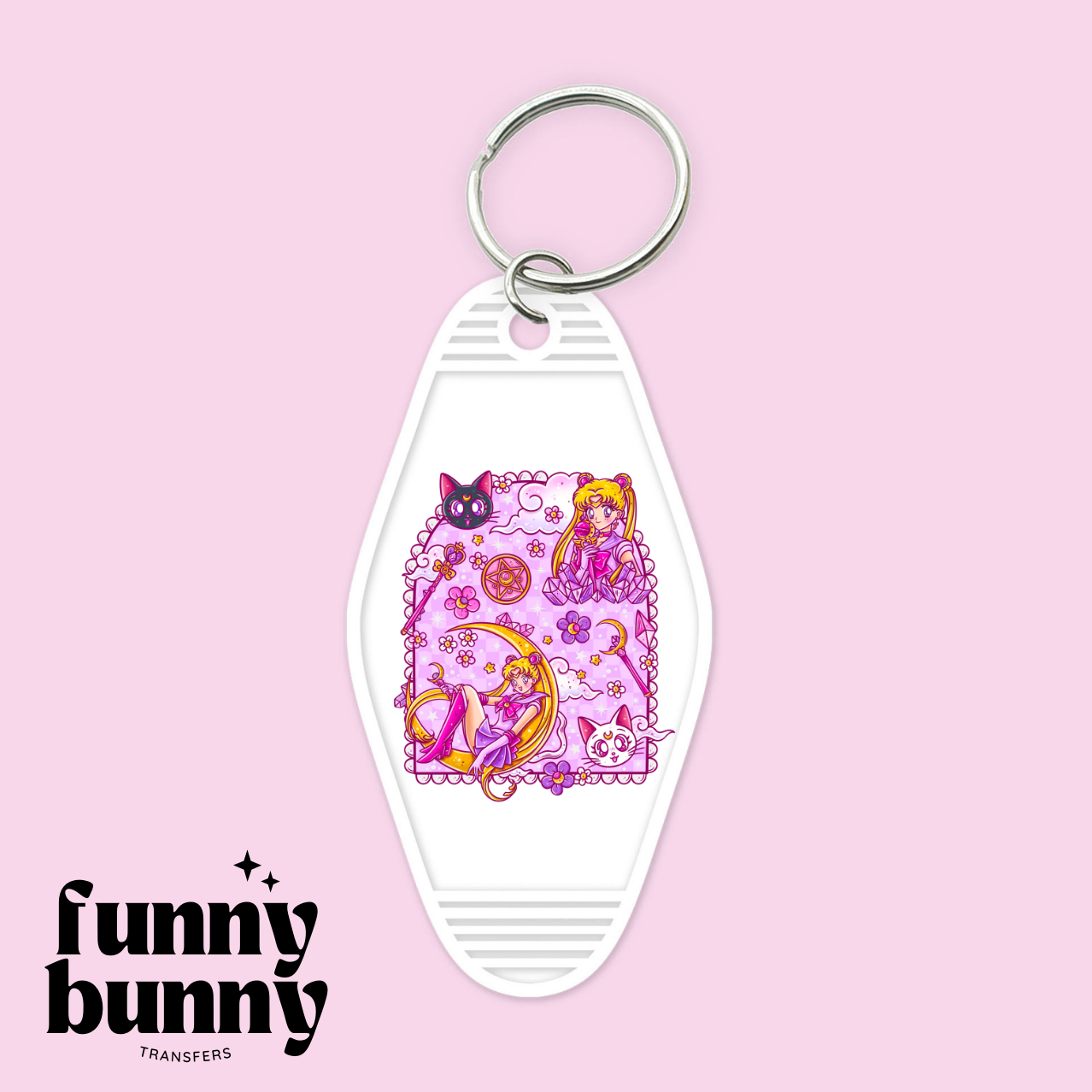 Moon Light Girl - Motel Keychain