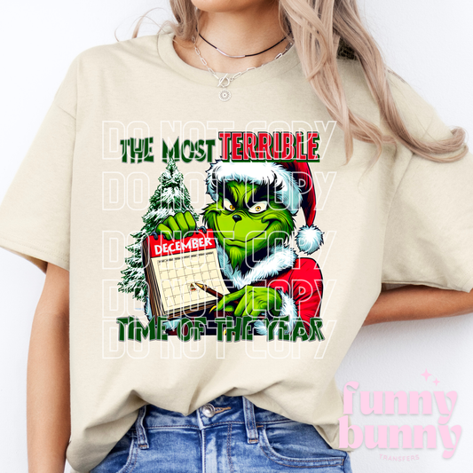 Most Terrible Time Of The Year  - DTF Transfer