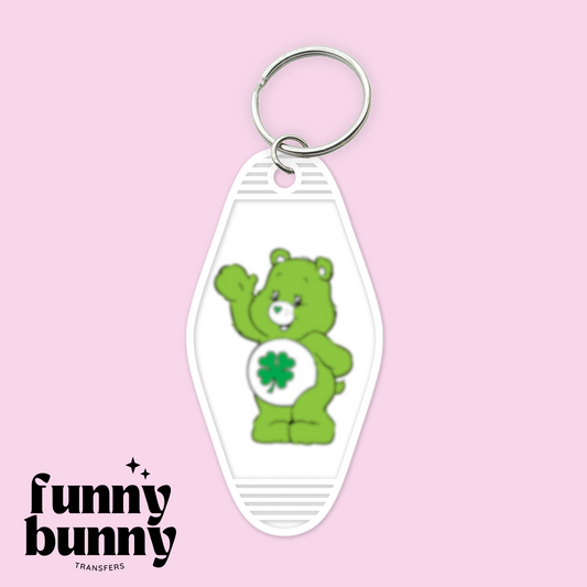 Lucky Bear - Motel Keychain