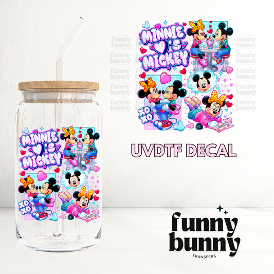 Mouse Valentine - UVDTF Decal