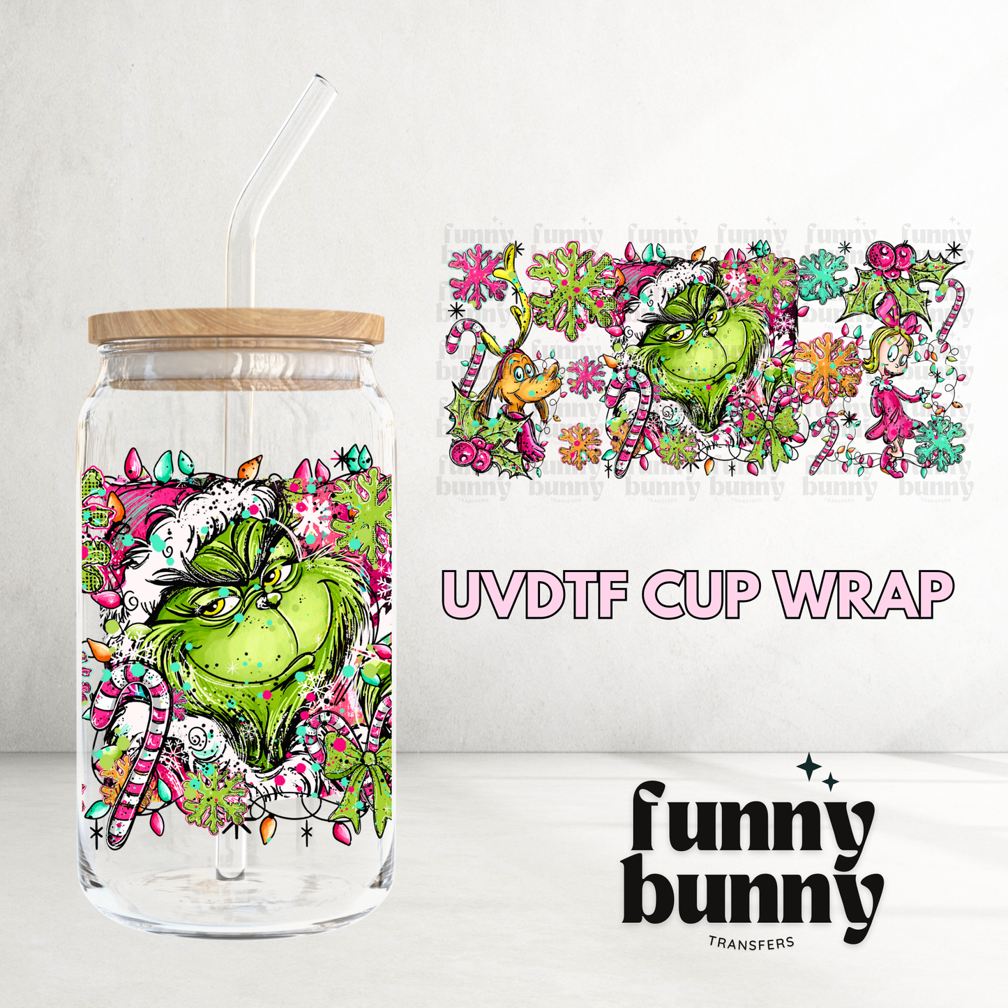 Mr. Green - 16oz UVDTF Cup Wrap