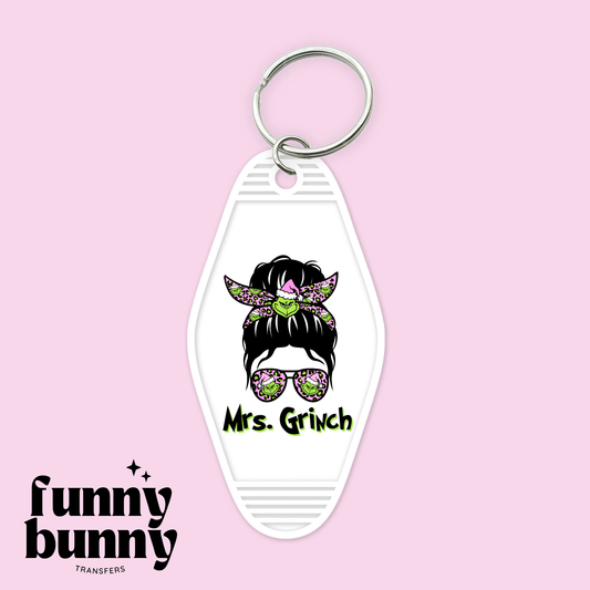 Mrs.Grnch - Motel Keychain