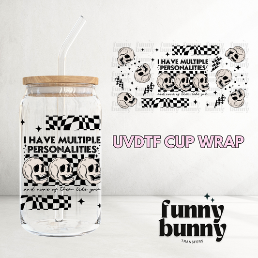 Multiple Personalities - 16oz UVDTF Cup Wrap