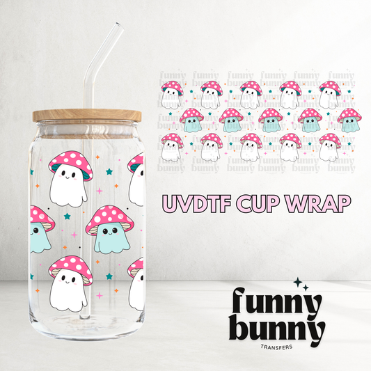 Mushie Boo - 16oz UVDTF Cup Wrap