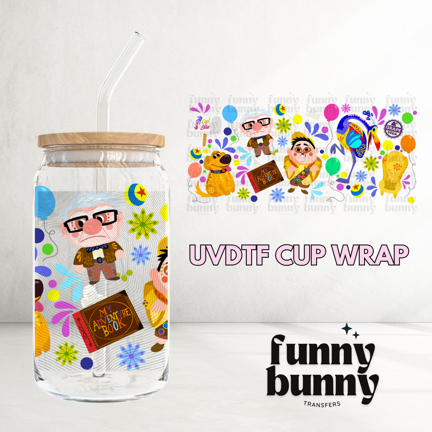 My Adventure Book - 16oz UVDTF Cup Wrap