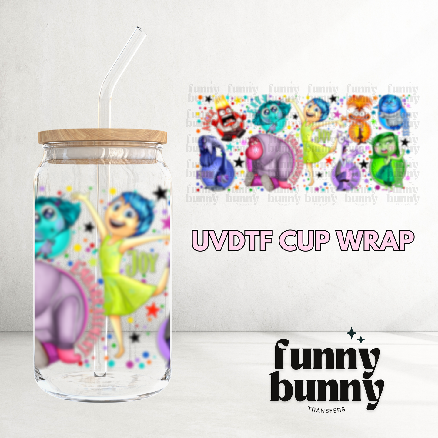 My Emotions - 16oz UVDTF Cup Wrap