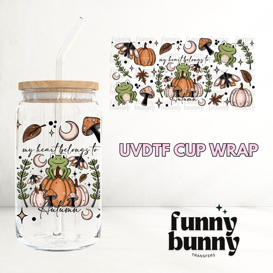 My Heart Belongs To Autumn - 16oz UVDTF Cup Wrap