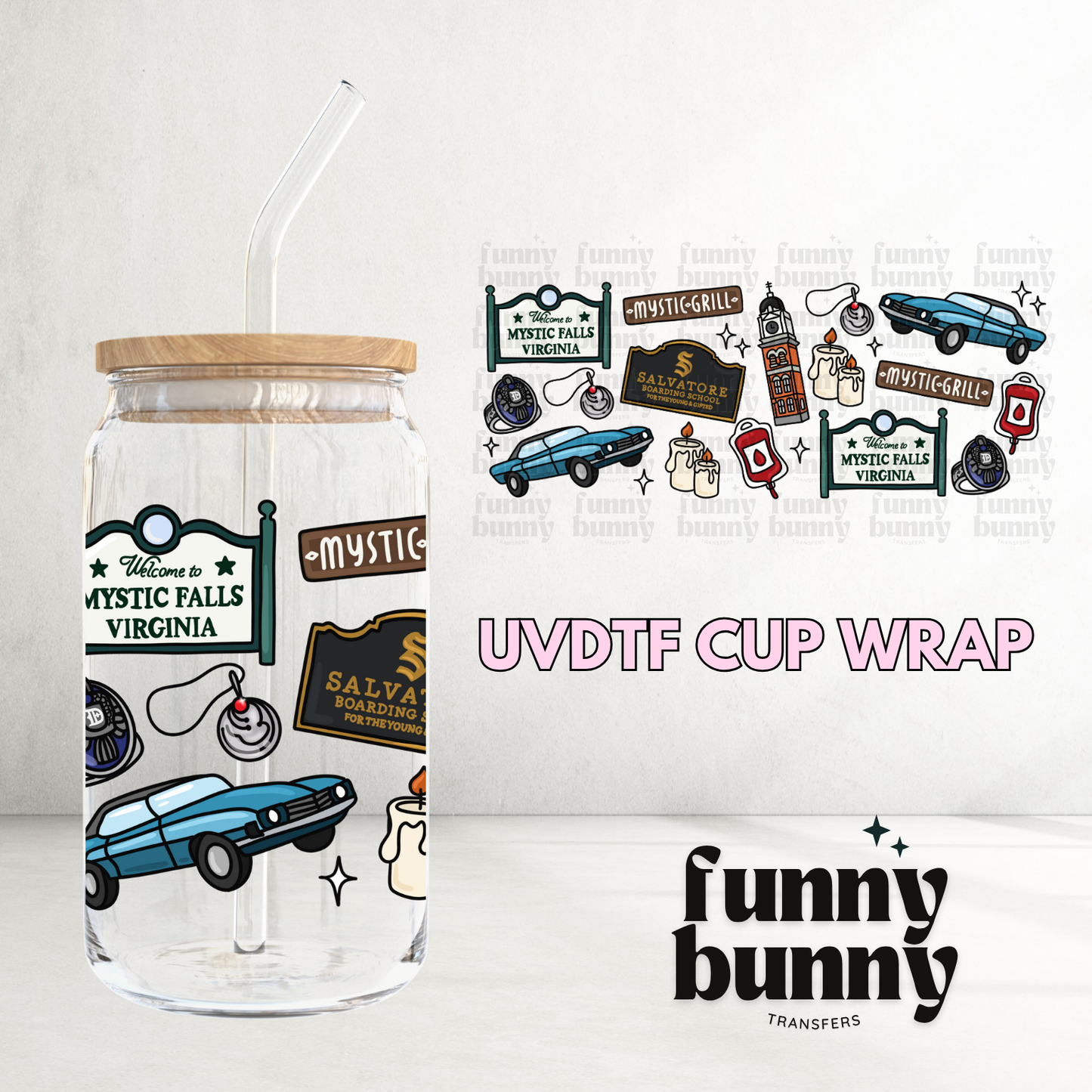 Mystic - 16oz UVDTF Cup Wrap
