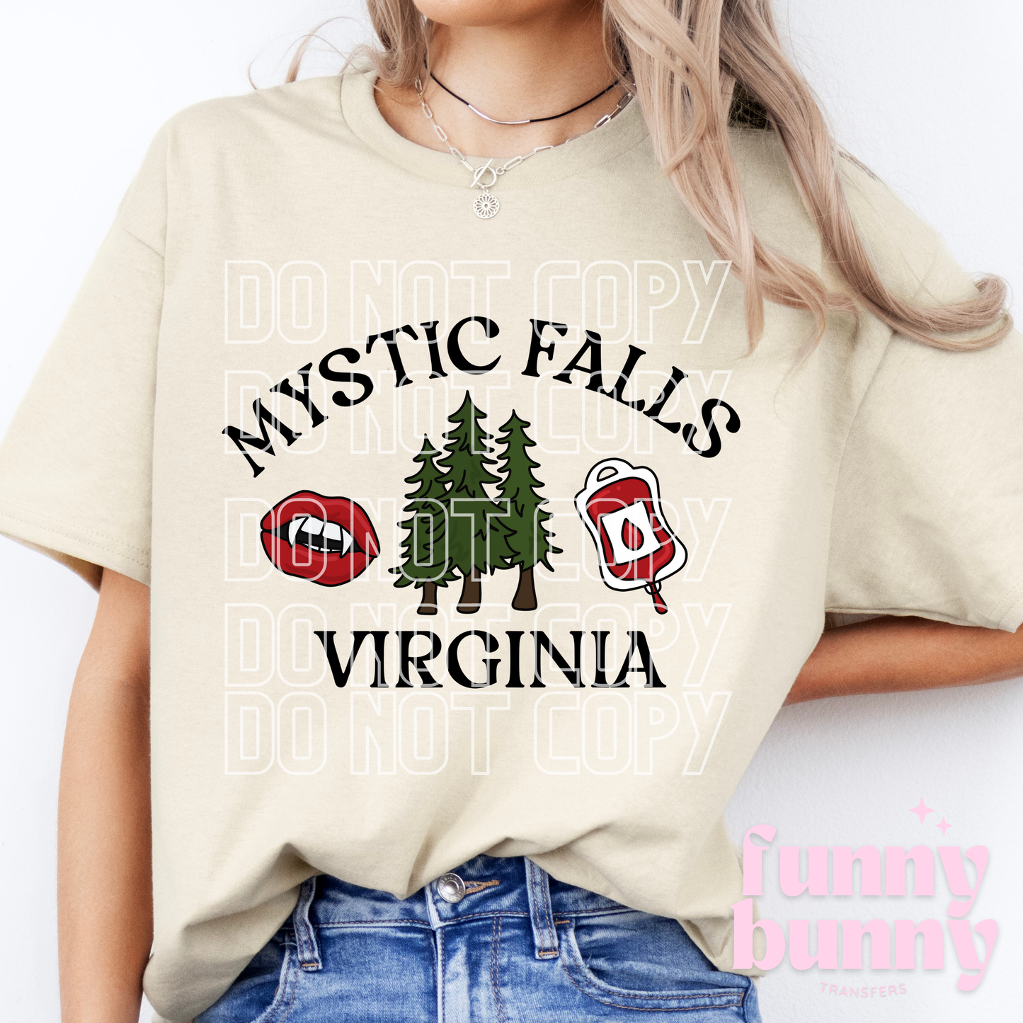 Mystic Falls Virginia - DTF Transfer