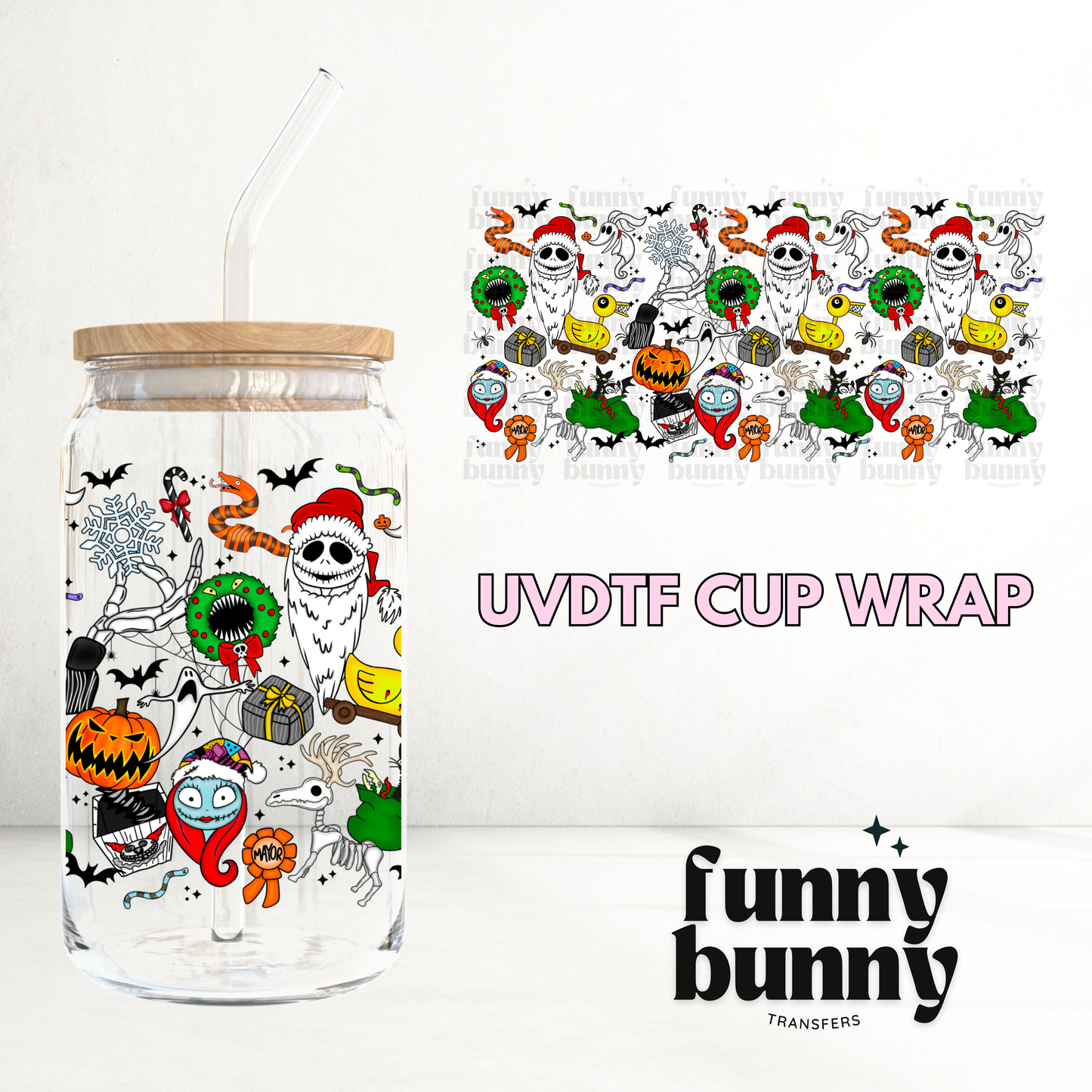 NBC Doodle - 16oz UVDTF Cup Wrap