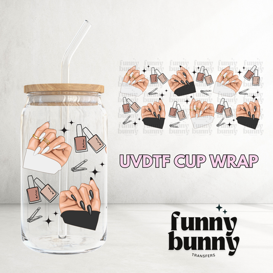 Nail Tech Artist - 16oz UVDTF Cup Wrap