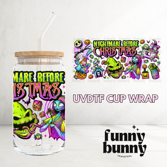 Neon NBC - 16oz UVDTF Cup Wrap