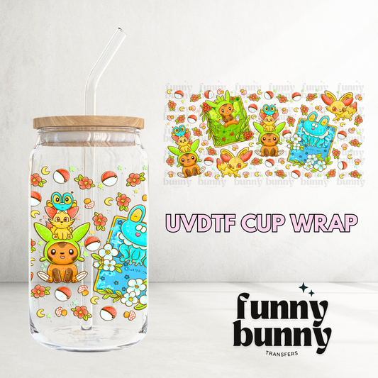 Neon Pika - 16oz UVDTF Cup Wrap