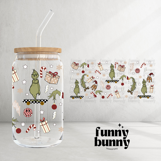 Neutral Christmas - 16oz UVDTF Cup Wrap
