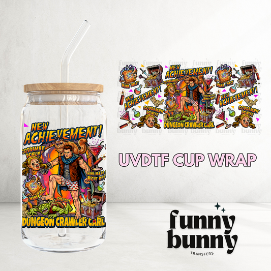 New Achievement - 16oz UVDTF Cup Wrap