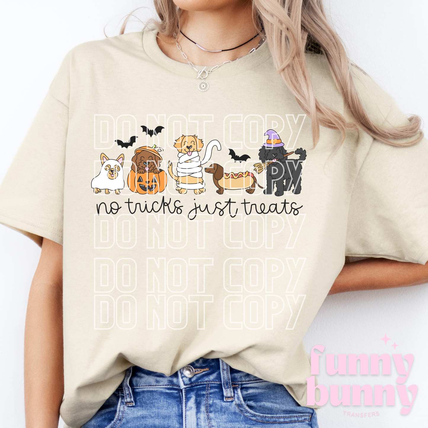 No Tricks Just Paw Treats - DTF Transfer