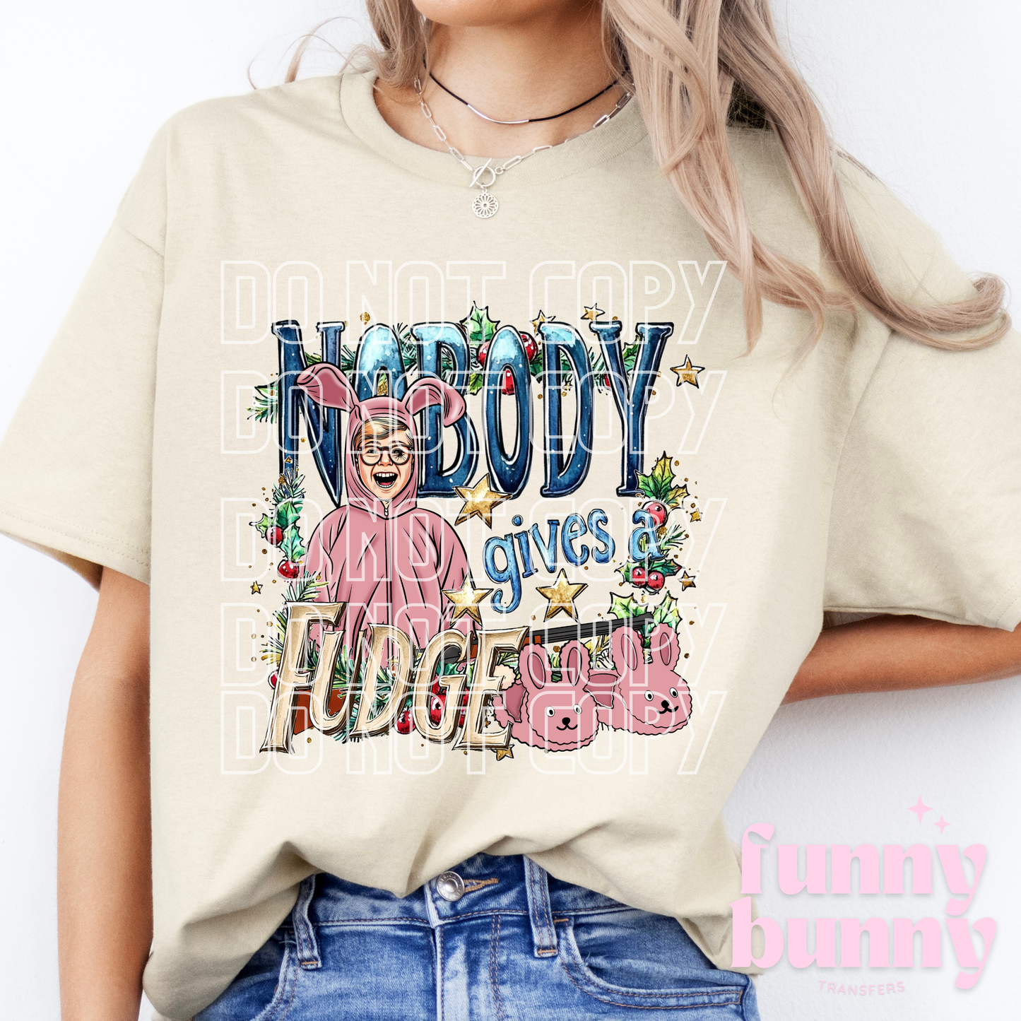 Nobody Give A Fudge - DTF Transfer