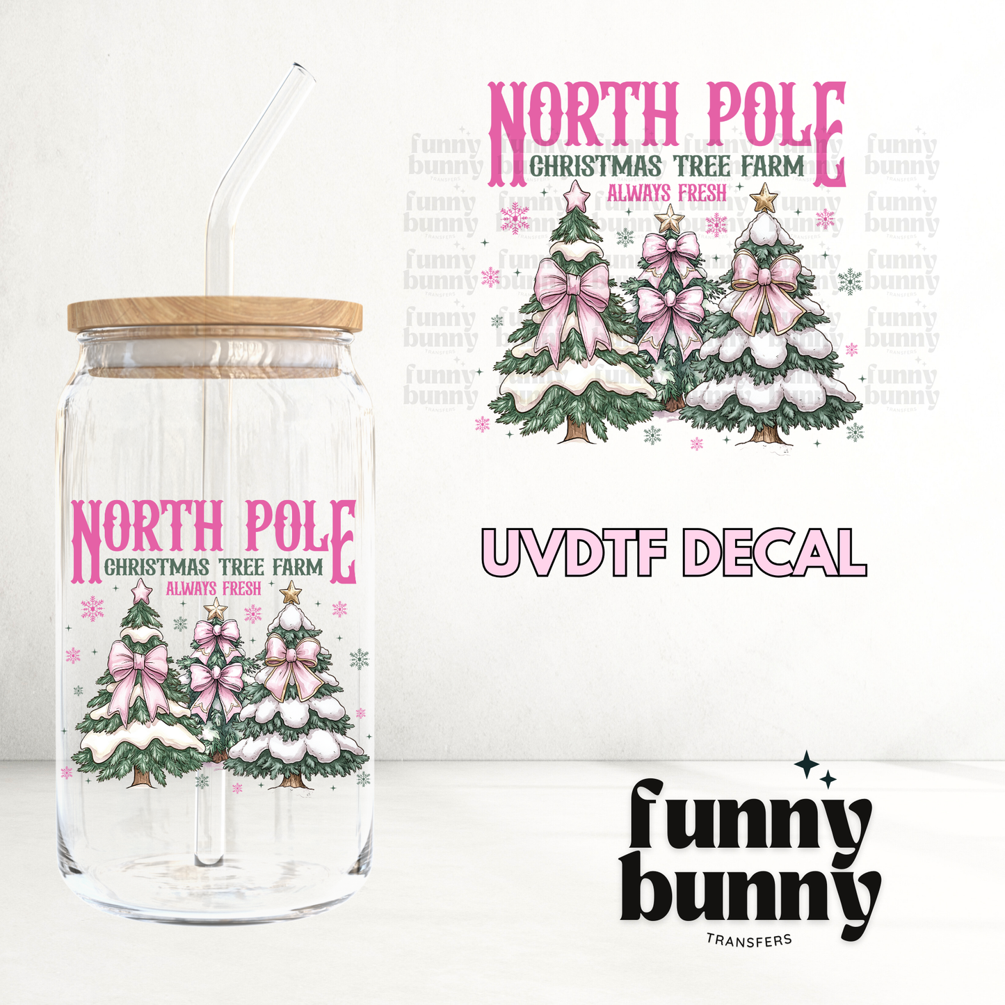 North Pole - UVDTF Decal