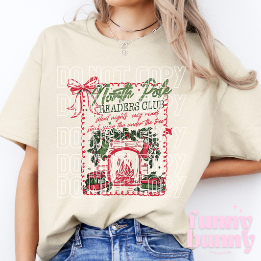 North Pole Readers Club  - DTF Transfer