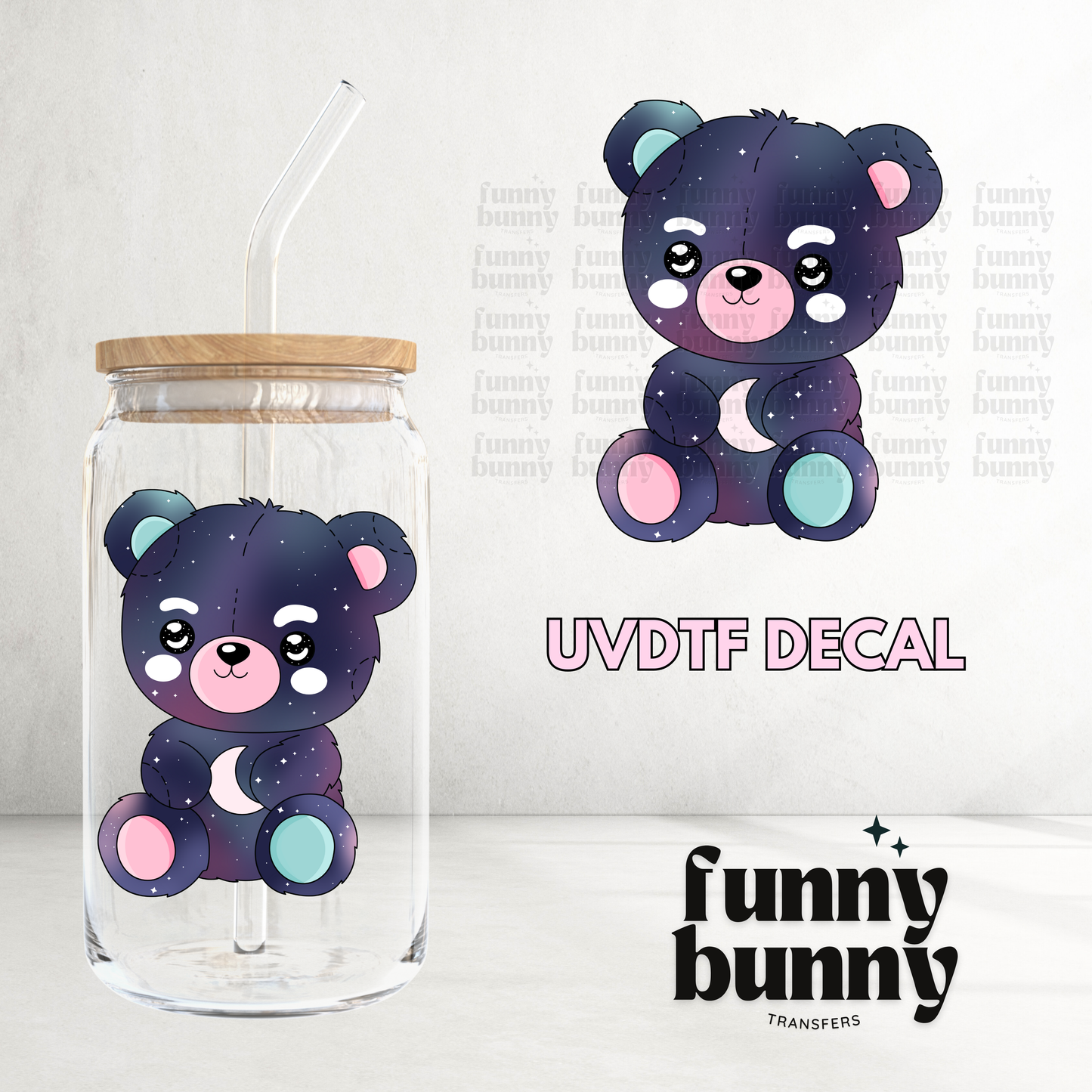 Nubula Bear - UVDTF Decal