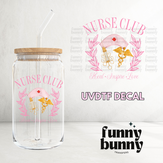 Nurse Club Era  - UVDTF Decal