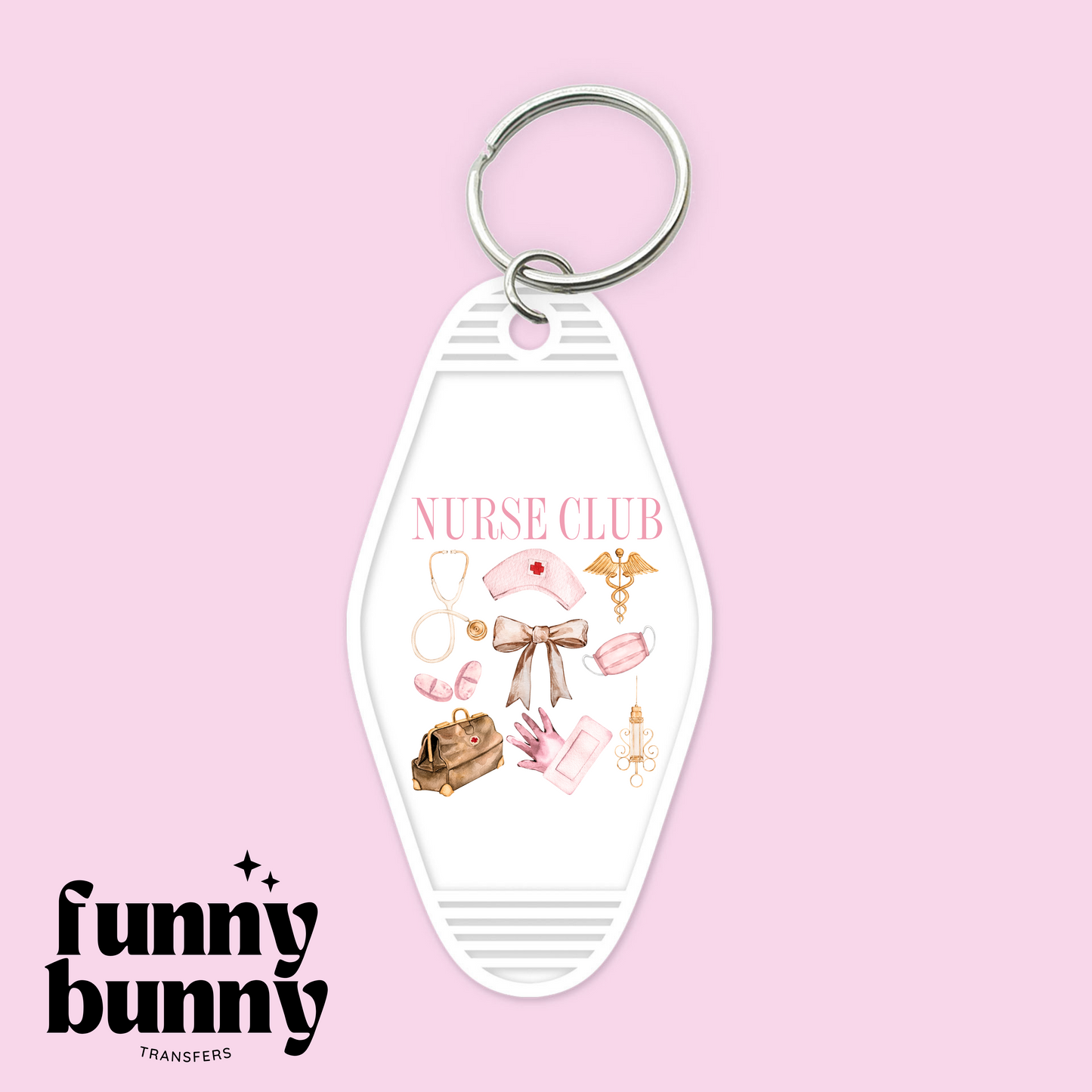 Nurse Club Essentials - Motel Keychain