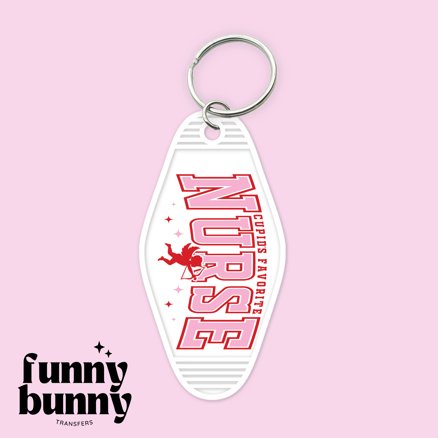 Nurse Cupid Fav - Motel Keychain