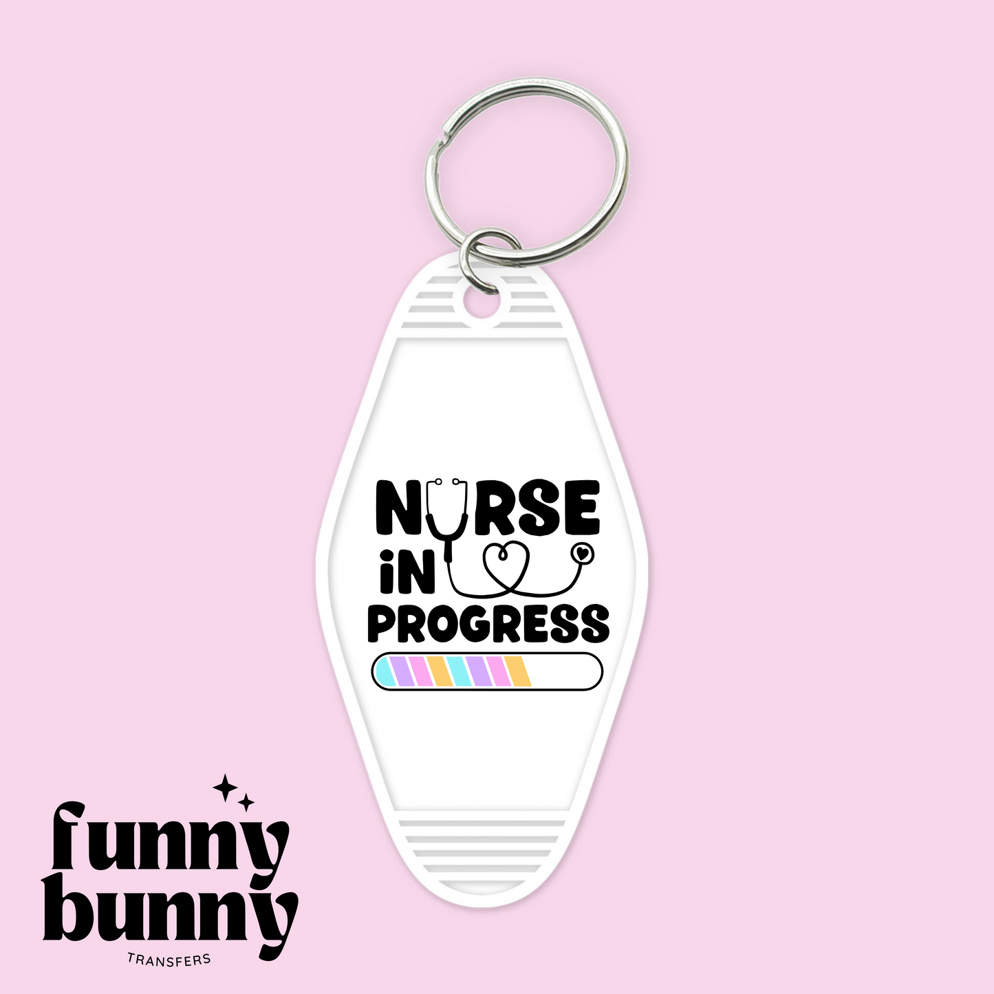 Nurse In Progress - Motel Keychain