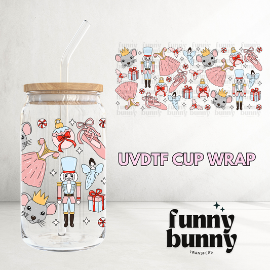 Nutcracker Essentials - 16oz UVDTF Cup Wrap