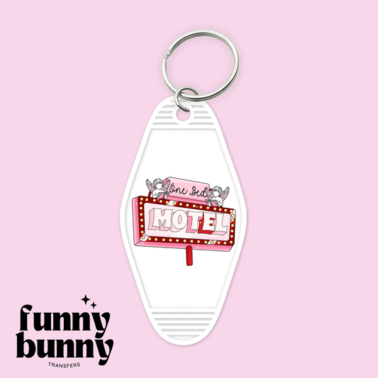 One Bed Motel - Motel Keychain