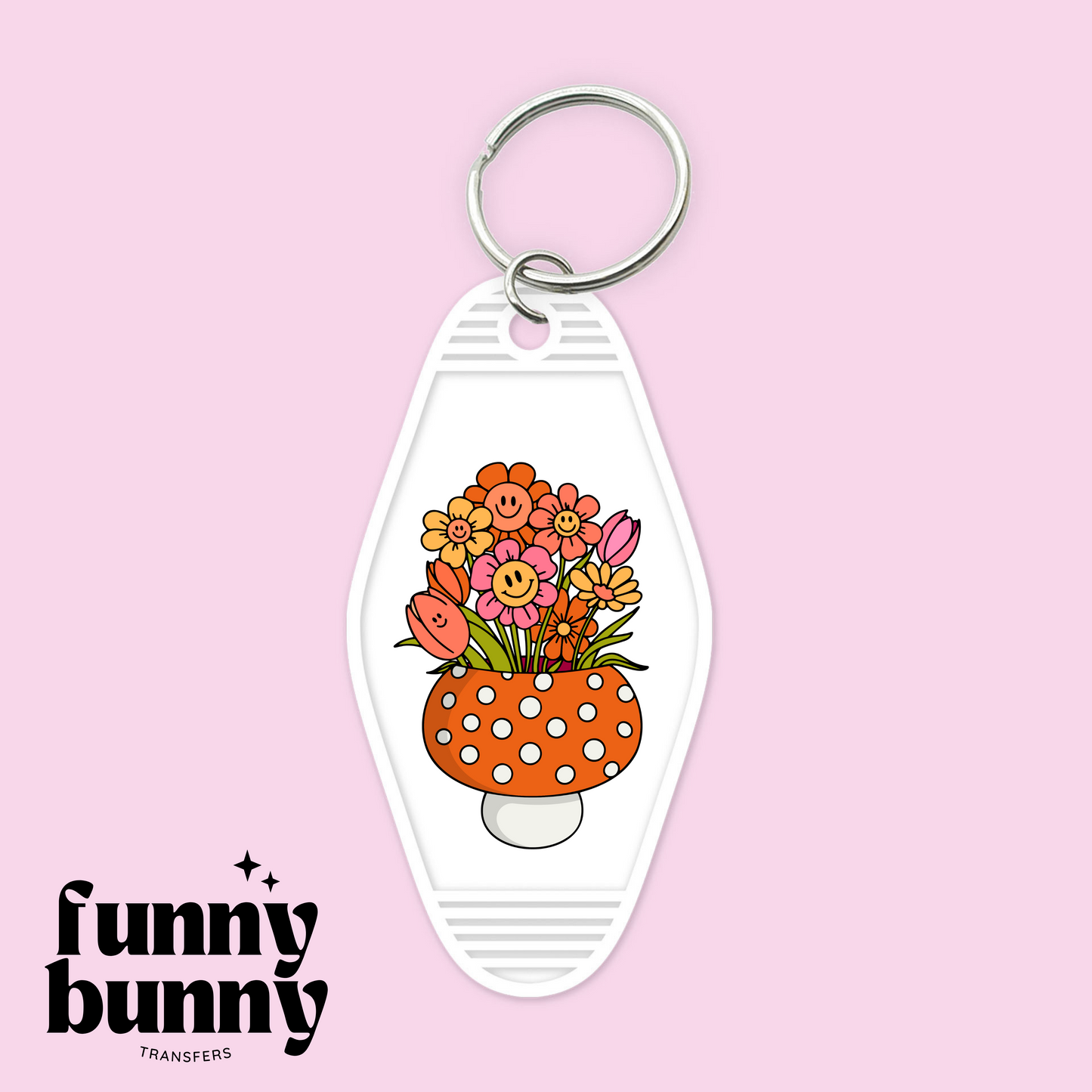 Orange Mushies - Motel Keychain